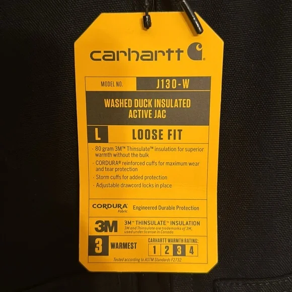 Carhartt Black Heavy-Duty Sweatshirt - Picture 2 of 7